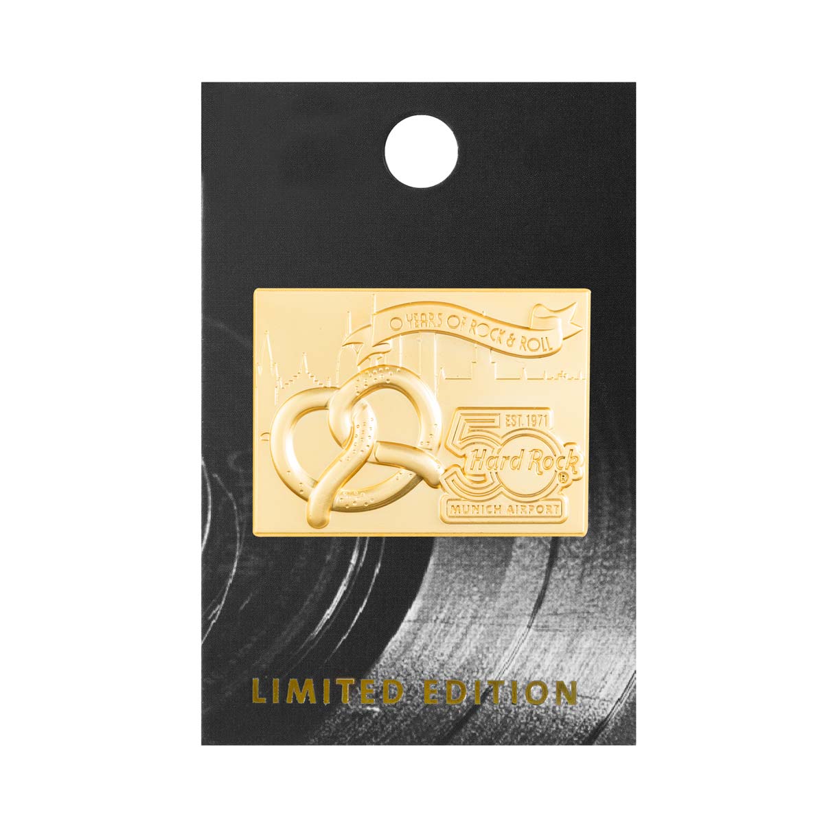 50th Anniversary Munich Airport Guitar Puzzle Pin image number 2